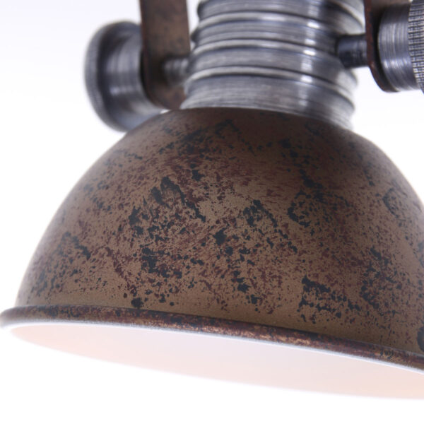 Steinhauer Brooklyn plafondlamp - 2 spots - draaibaar & kantelbaar - incl. led - verweerd bruin - Afbeelding 11