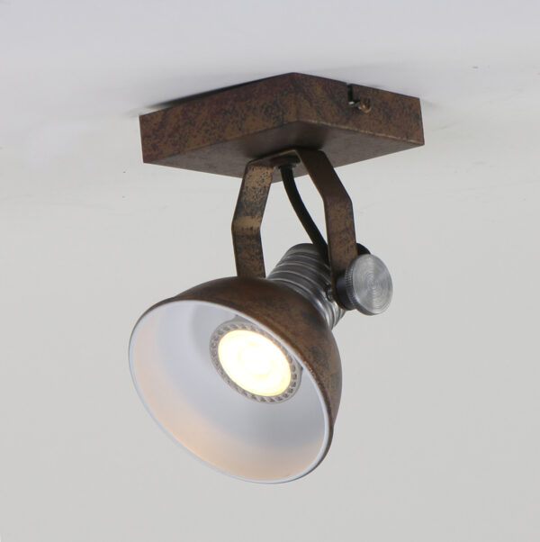 Steinhauer Brooklyn plafondspot - ingebouwd LED - dim to warm - draai- en kantelbaar - bruin - Image 10