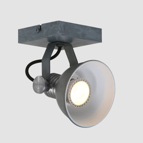 Steinhauer Brooklyn plafondspot - ingebouwd LED - dim to warm - draai- en kantelbaar - grijs - Image 13