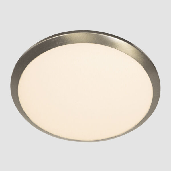 Steinhauer Ceiling and Wall plafonnière | Ø 26cm | E27 | klassiek | brons en wit glas - Image 8