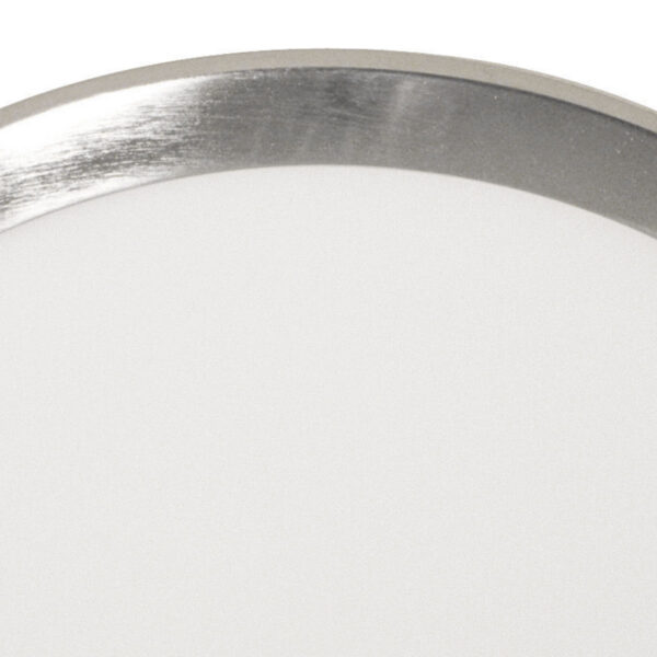 Steinhauer Ceiling and Wall plafonnière - stalen rand - Ø 26 cm - E27 - staal - Image 3