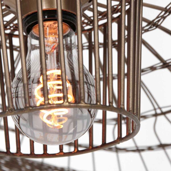 Steinhauer Chapeau hanglamp – E27 (grote fitting) – brons - Image 12
