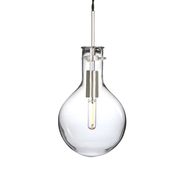 Steinhauer Elegance pendellamp - vierlichts - 140 cm breed - incl. lichtbronnen - glas en staal - Image 2