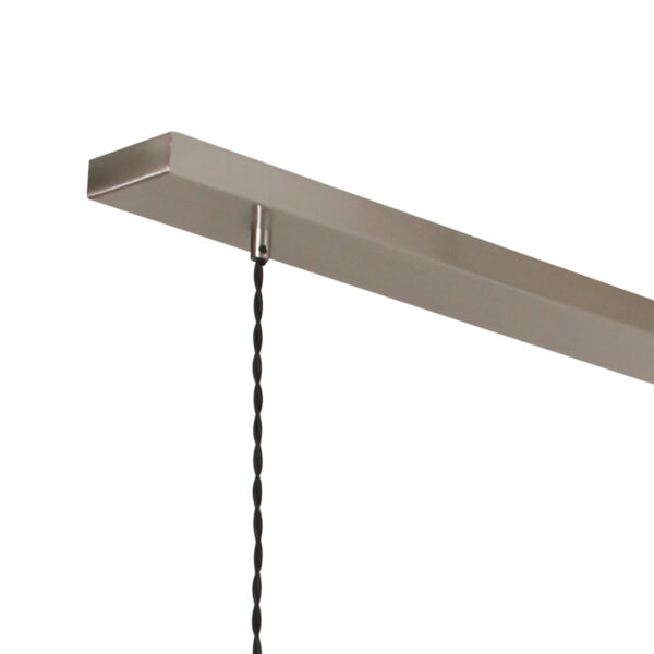Steinhauer Elegance pendellamp - vierlichts - 140 cm breed - incl. lichtbronnen - glas en staal - Image 3
