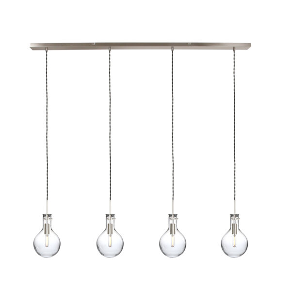 Steinhauer Elegance led hanglamp – In hoogte verstelbaar – E14 (kleine fitting) – Staal