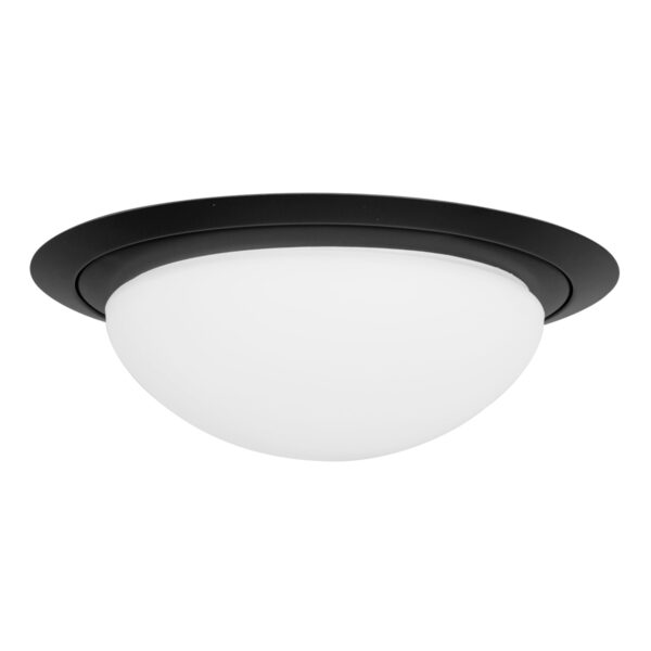 Steinhauer Ikaro plafonniere – ø 35 cm – Ingebouwd (LED) – Zwart