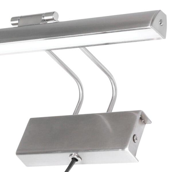 Steinhauer Litho schilderijlamp - 32 cm breed - incl. LED - incl. dimmer - staal - Image 9