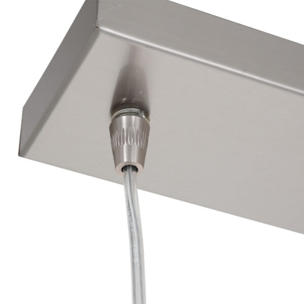 Steinhauer Lotus hanglamp - drielichts - 110 cm breed - kapjes Ø25 cm - rookglas - Image 12