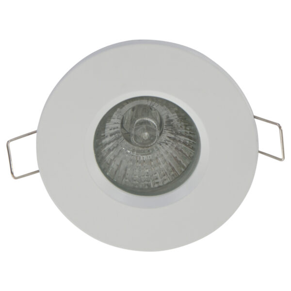Steinhauer Pelite ronde inbouwspot - Ø 10 cm - GU10 - metaal - wit - Image 4