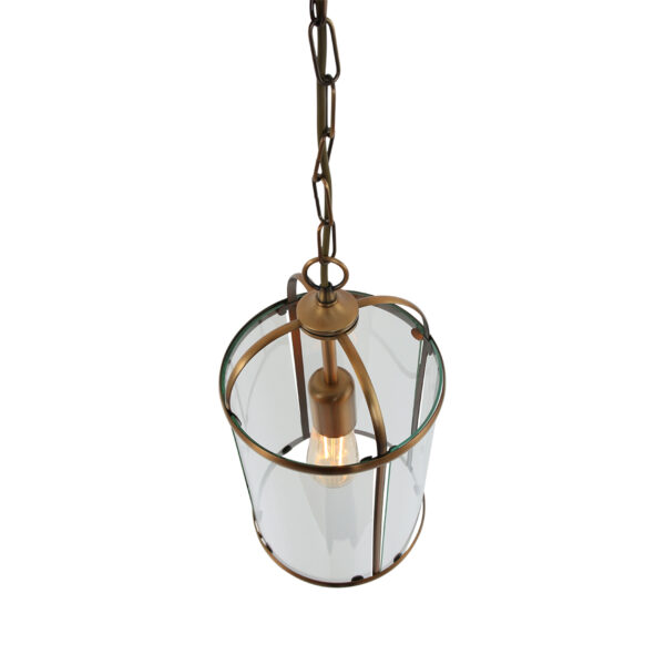 Steinhauer Pimpernel hanglamp - lantaarn - Ø20 cm - 1 lichts - brons met glas - Image 4