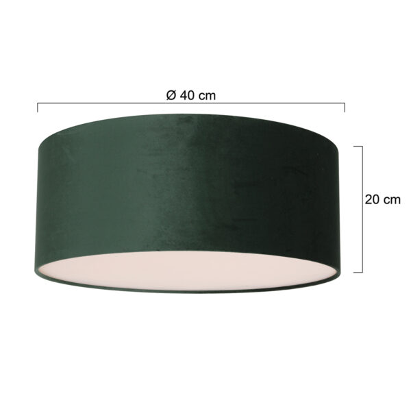 Steinhauer Prestige Chic plafondlamp - met bodemplaat - ingebouwd LED - 2700K - 3000L - 30W - Ø40 cm - groen - Image 5