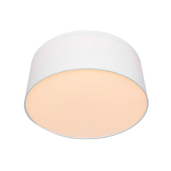 Steinhauer Prestige Chic plafondlamp - met witte linnen kap - Ø40 cm - dimbaar - Image 2