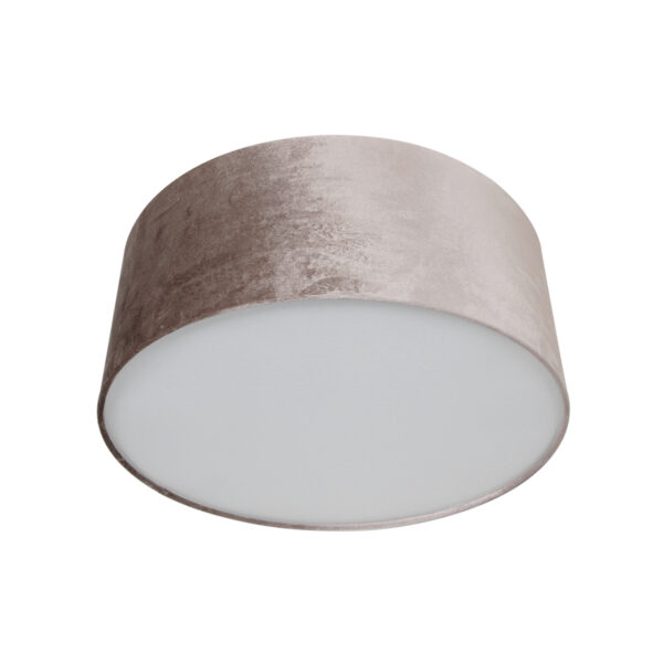 Steinhauer Prestige Chic plafondlamp - met velours grijze kap - Ø40 cm - dimbaar - Image 3