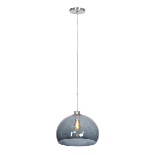 Steinhauer Gramineus hanglamp - plexiglas bol - Ø32 cm - in hoogte verstelbaar - E27 - grijs en staal - Afbeelding 9