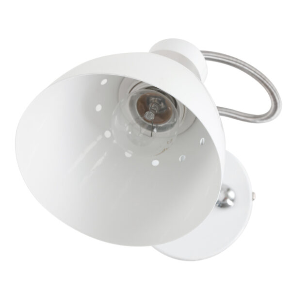 Steinhauer Spring wandspot - draai- en kantelbaar - dimbaar - incl. 185 cm lang snoer - wit - Image 4