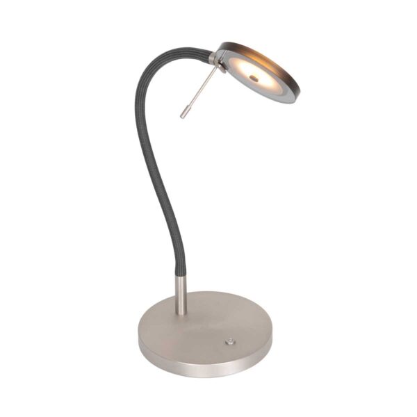 Steinhauer Turound tafellamp – In hoogte verstelbaar – Ingebouwd (LED) – staal en transparant - Image 9