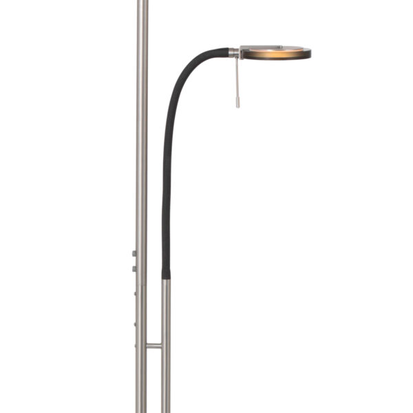 Steinhauer Turound vloerlamp – Draai- en/of kantelbaar – Ingebouwd (LED) – grijs en staal - Afbeelding 4