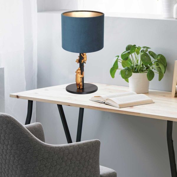 Tafellamp met kap en beren Anne Light & Home Animaux - Image 2