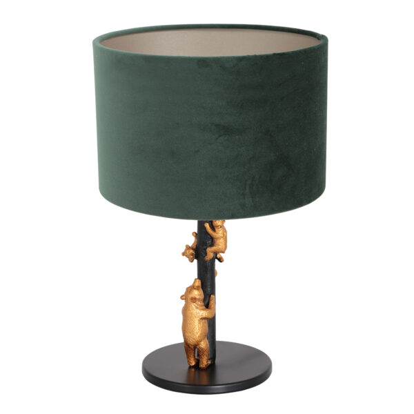 Anne Light & Home Animaux tafellamp – ø 20 cm – Niet verstelbaar – E27 (grote fitting) – Zwart