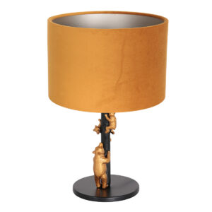 Anne Light & Home Animaux tafellamp – ø 20 cm – Niet verstelbaar – E27 (grote fitting) – Zwart