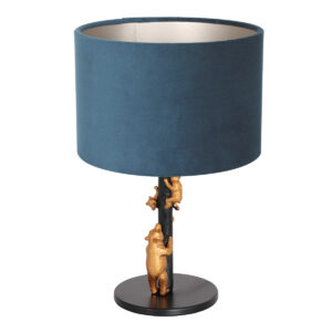 Anne Light & Home Animaux tafellamp – ø 20 cm – Niet verstelbaar – E27 (grote fitting) – Zwart