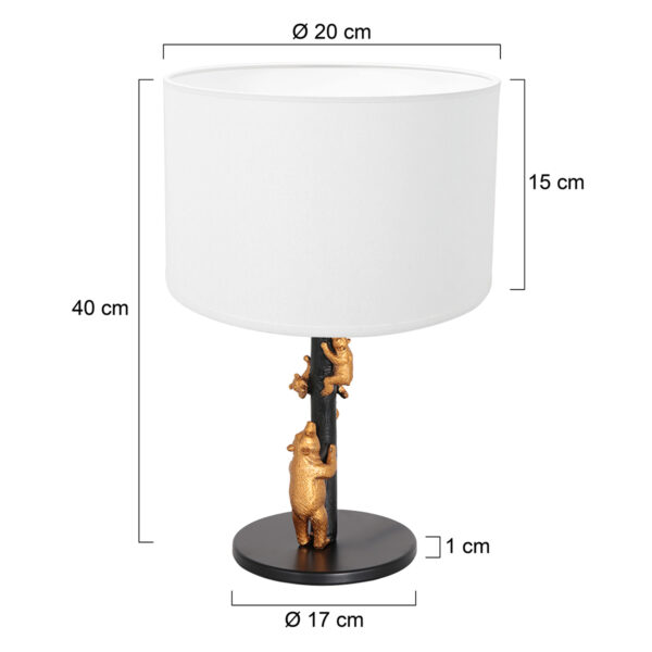 Lamp met berenfamilie Anne Light & Home Animaux - Image 5