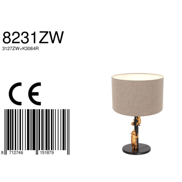 Tafellamp gouden beren familie Anne Light & Home Animaux - Image 6