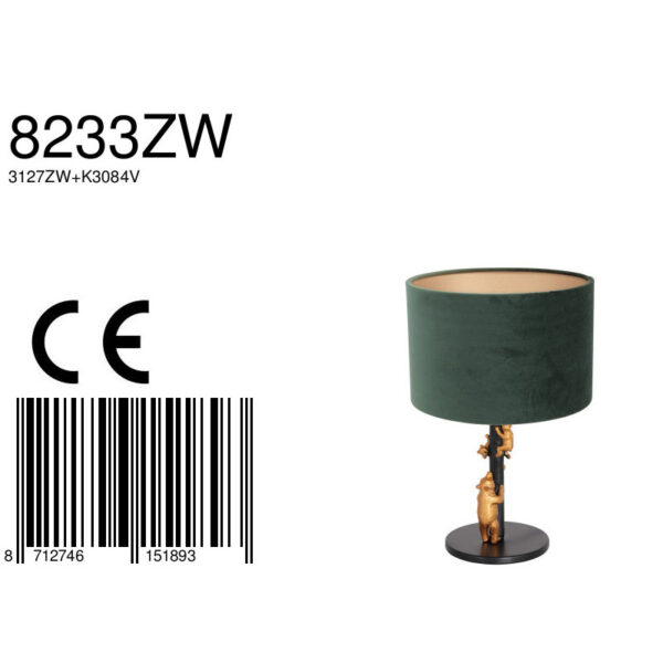 Tafellamp met gouden beertjes Anne Light & Home Animaux - Image 6
