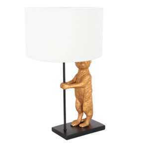 Anne Light & Home Animaux tafellamp – ø 30 cm – Niet verstelbaar – E27 (grote fitting) – Zwart