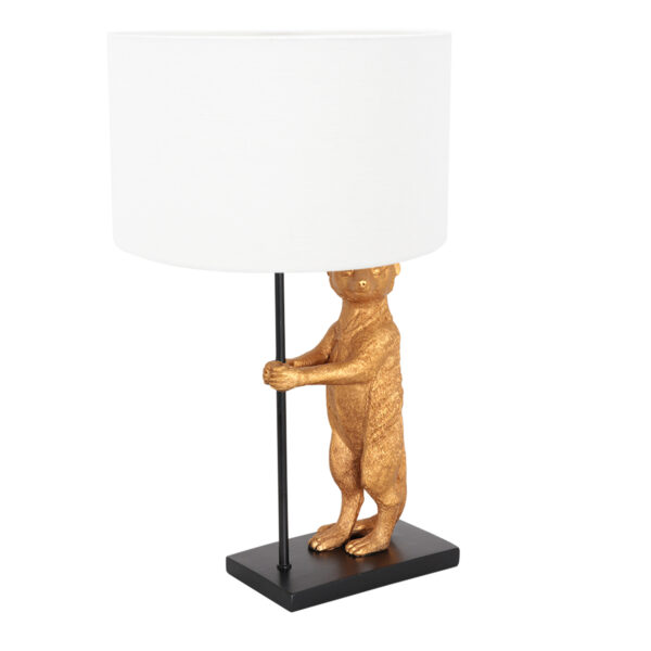 Anne Light & Home Animaux tafellamp – ø 30 cm – Niet verstelbaar – E27 (grote fitting) – Zwart