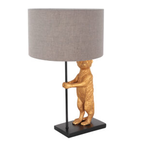 Anne Light & Home Animaux tafellamp – ø 30 cm – Niet verstelbaar – E27 (grote fitting) – Zwart