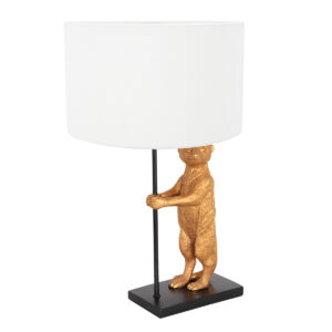 Anne Light & Home Animaux tafellamp – ø 30 cm – Niet verstelbaar – E27 (grote fitting) – Zwart