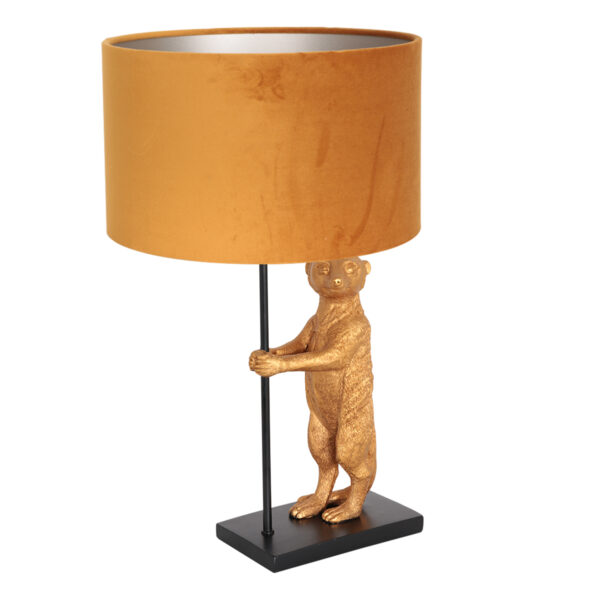 Anne Light & Home Animaux tafellamp – ø 30 cm – Niet verstelbaar – E27 (grote fitting) – Zwart