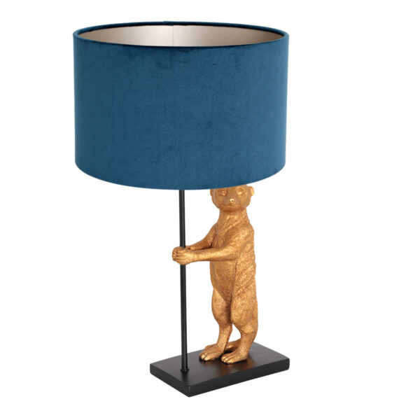 Anne Light & Home Animaux tafellamp – ø 30 cm – Niet verstelbaar – E27 (grote fitting) – Zwart