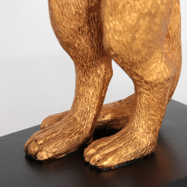 Stokstaart tafellamp met kap Anne Light & Home Animaux - Image 8