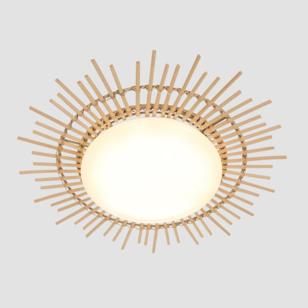 Bamboe plafondlamp zon LED Anne Light & Home Aura - Image 8