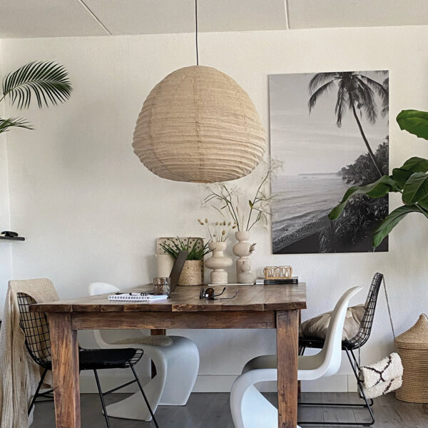 Grote stoffen hanglamp Anne Light & Home Bangalore - Image 2