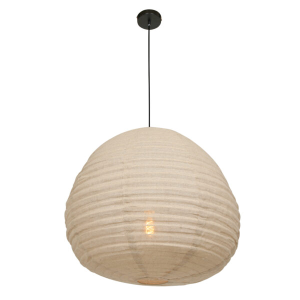 Grote stoffen hanglamp Anne Light & Home Bangalore - Image 4
