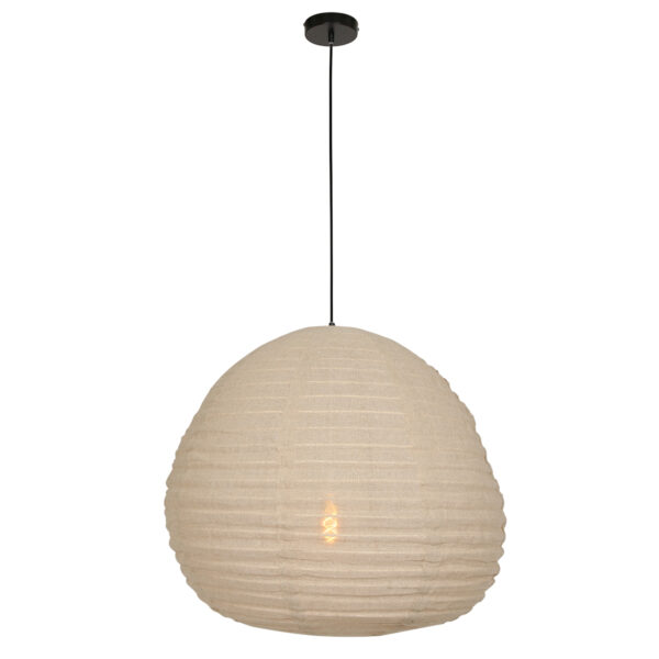 Grote stoffen hanglamp Anne Light & Home Bangalore - Image 5