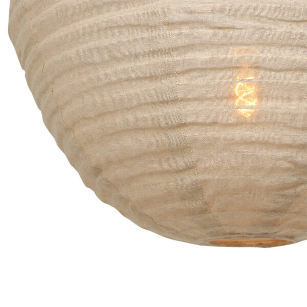 Grote stoffen hanglamp Anne Light & Home Bangalore - Image 9