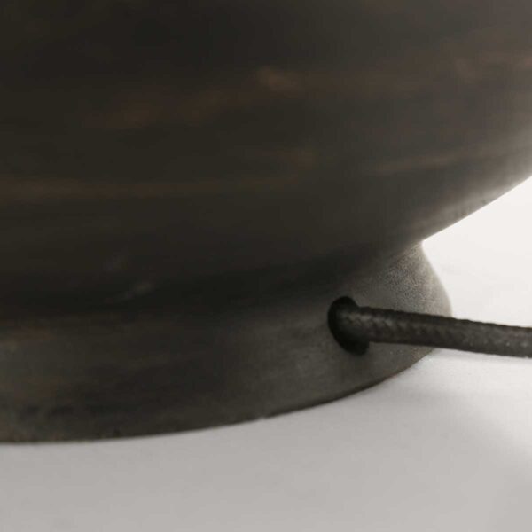 Design houten tafellamp met rieten kap Anne Light & Home Bois - Image 11