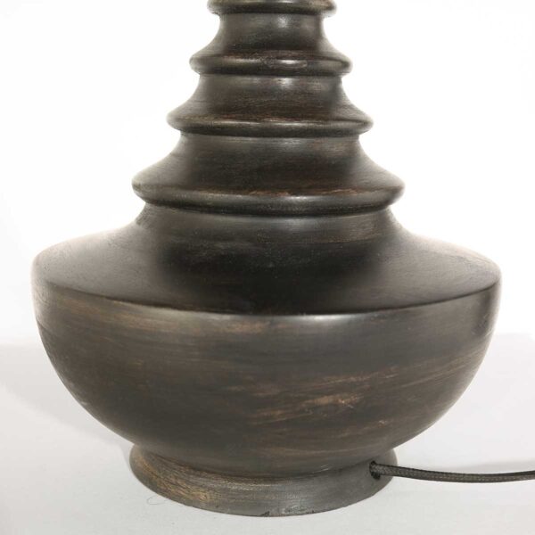 Design houten tafellamp met rieten kap Anne Light & Home Bois - Image 12