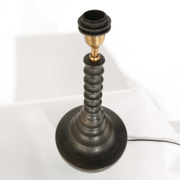 Design houten tafellamp met rieten kap Anne Light & Home Bois - Image 10
