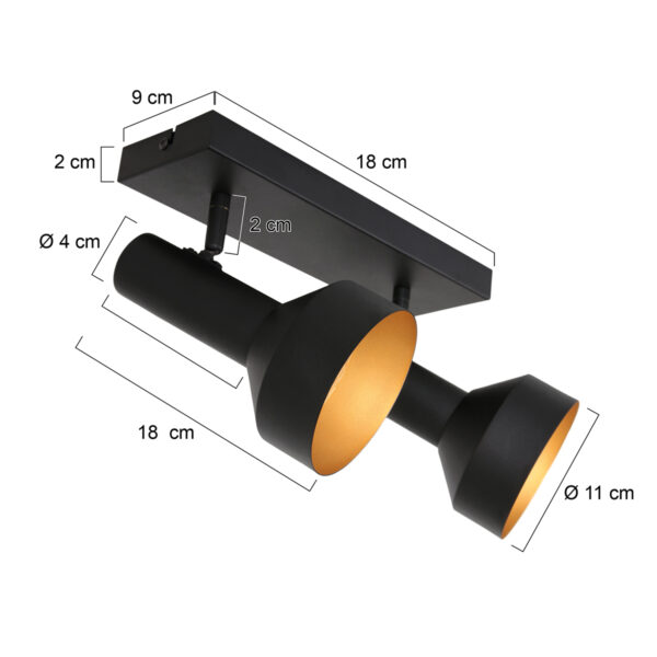 Tweelichts plafondspot Anne Light & Home Bundle - Image 6
