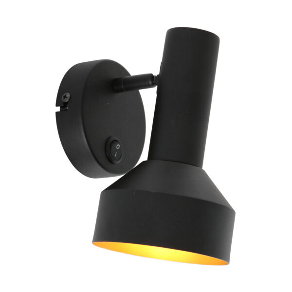 Wandspot zwart met gouden binnenzijde Anne Light & Home Bundle - Image 10