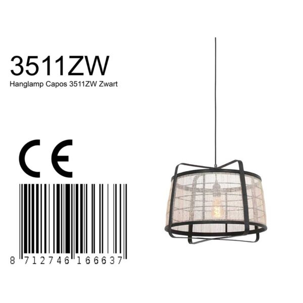 Trendy hanglamp Capos zwat jutte Anne Light & Home Capos - Image 7