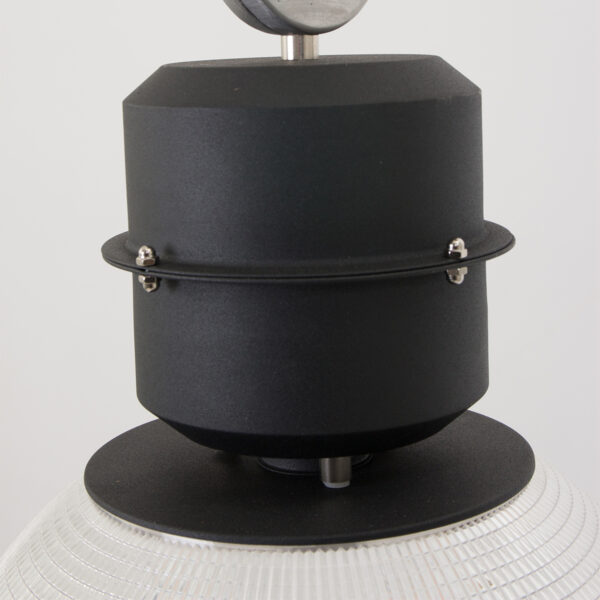 Industriële zwarte metalen hanglamp Anne Light & Home Clearvoyant - Image 5