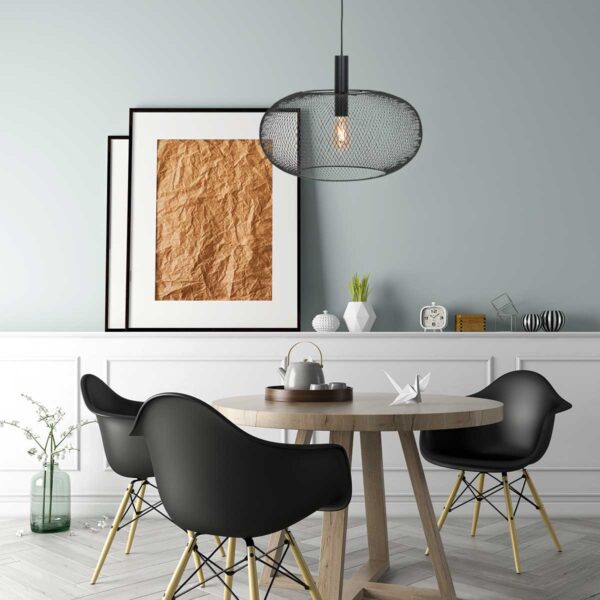 Hanglamp met gaas Anne Light & Home Cloud - Image 2