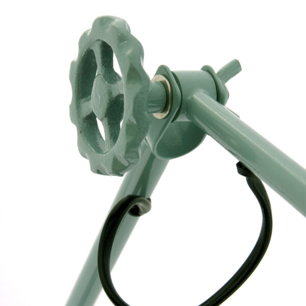 Anne Lighting Dolphin staande leeslamp - industrieel - 160 cm hoog - verstelbaar - mintgroen - Afbeelding 11