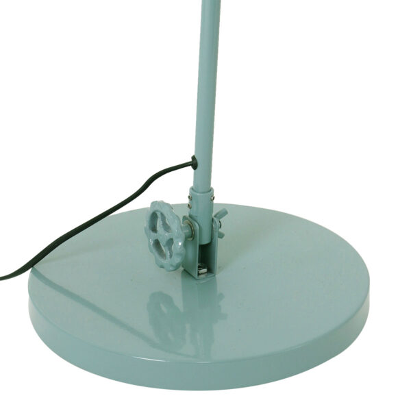 Anne Lighting Dolphin staande leeslamp - industrieel - 160 cm hoog - verstelbaar - mintgroen - Afbeelding 14